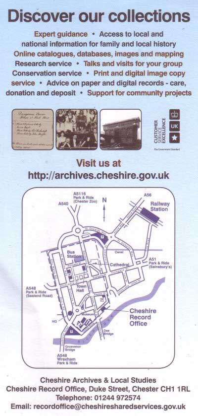 Cheshire Archives and Local Studies 2